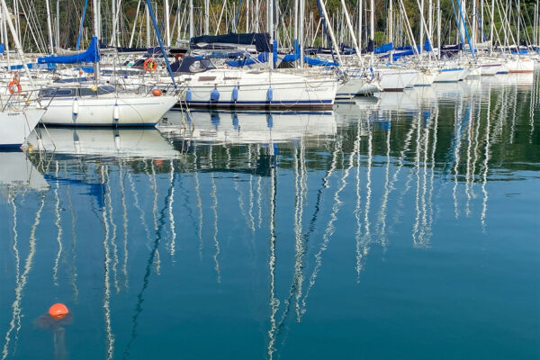 Tour Friaul 2023: Yachthafen in Portopiccolo (Foto: Andreas Kuhrt)