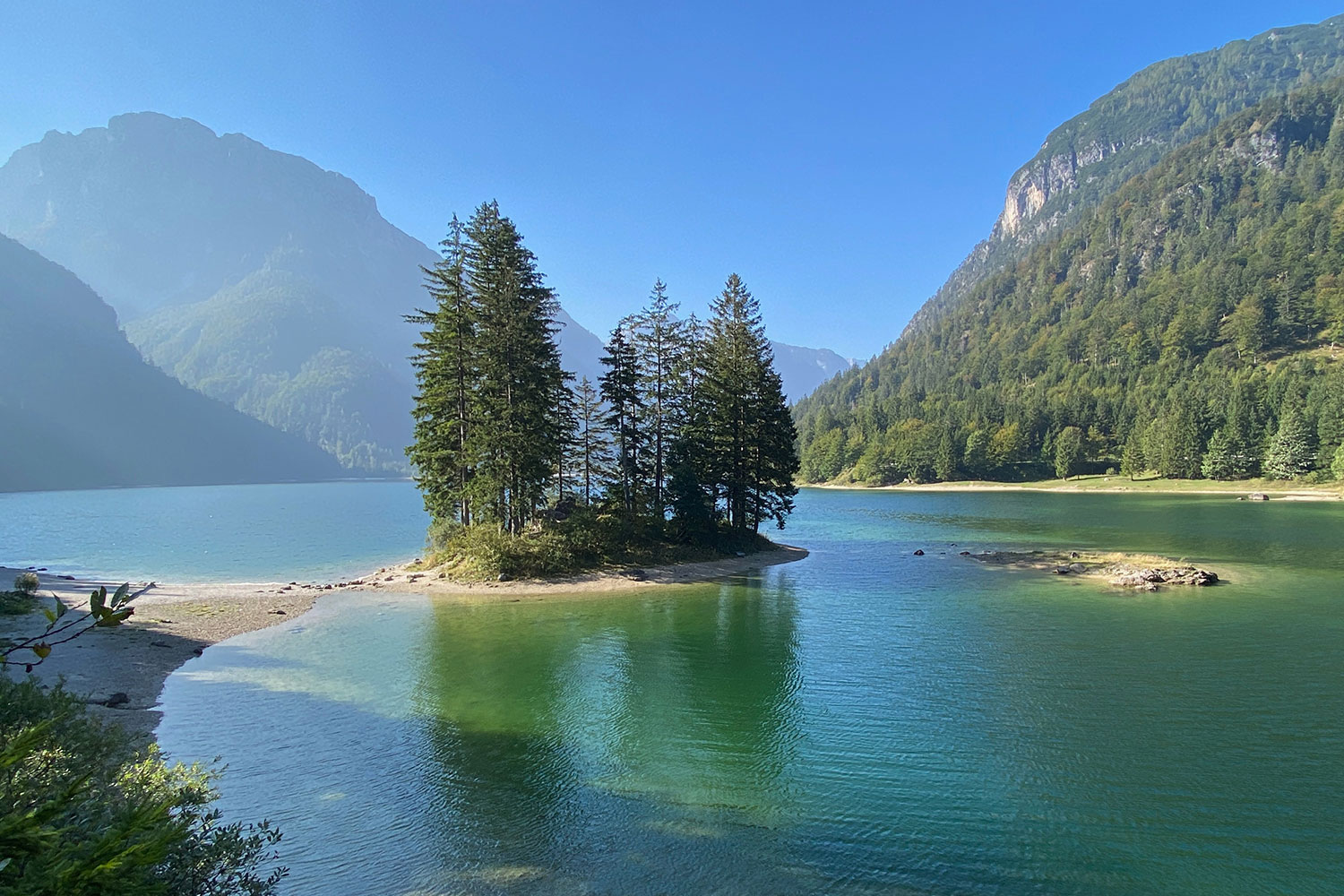 Tour Friaul 2023: Lago del Predil (Foto: Andreas Kuhrt)