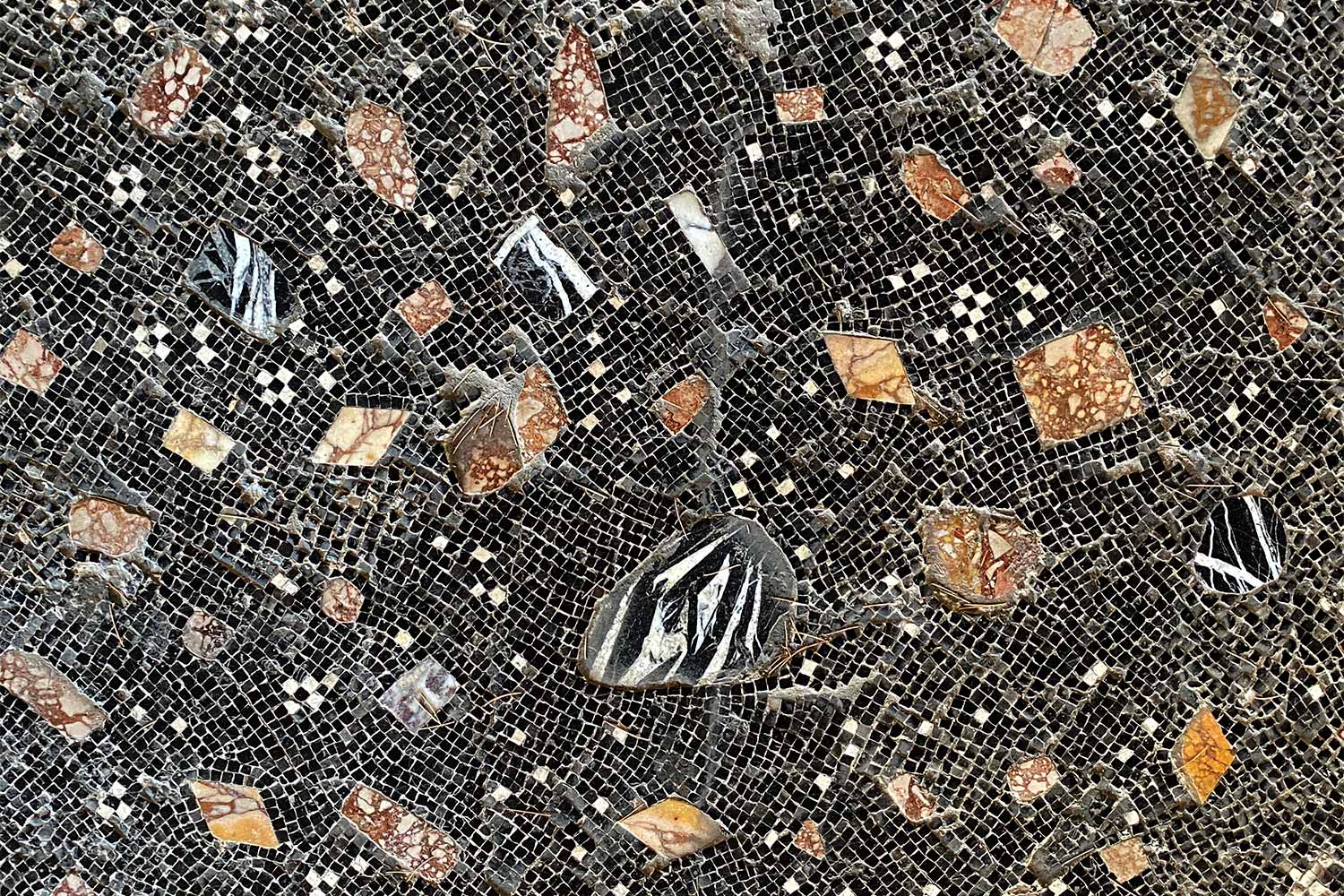 2023-friaul-aquileia-museum-mosaik-IMG_6356ak Tour Friaul 2023: Archäologisches Nationalmuseum Aquileia: Bodenmosaik (Foto: Andreas Kuhrt)