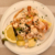 Tour Friaul 2023: Grado: Calamari-Salat in der Taverna del Pesce (Foto: Manuela Hahnebach)