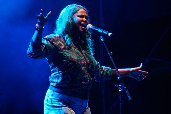 Rudolstadt-Festival 2023: Bantu (Nigeria): Damilola Williams (Foto: Andreas Kuhrt)