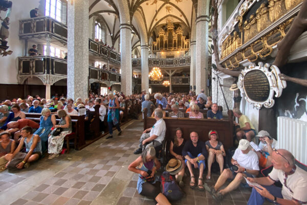 Rudolstadt-Festival 2023: A Filetta (Korsika) in der Stadtkirche St. Andreas (Foto: Andreas Kuhrt)