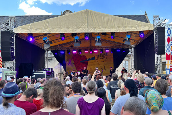 Rudolstadt-Festival 2023: Ímar (GB/Irland) (Foto: Manuela Hahnebach)