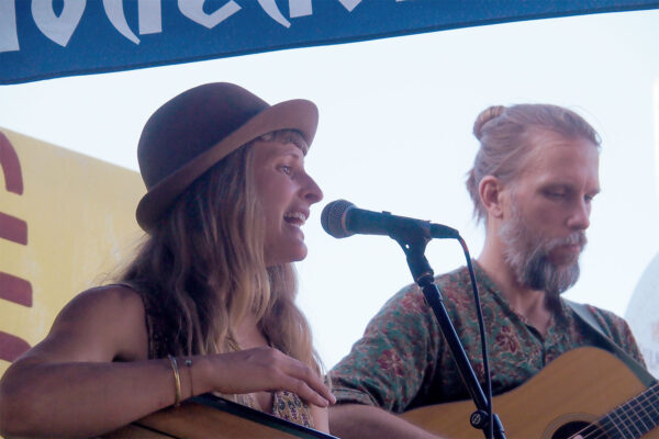 Rudolstadt-Festival 2023: Kaŝita Kanto (Augsburg) (Foto: Andreas Kuhrt)