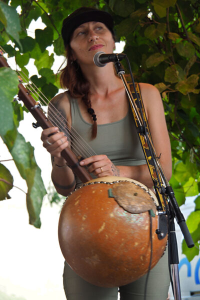 Rudolstadt-Festival 2023: Kerchanga: Oliwia Urbanska (Polen) (Foto: Andreas Kuhrt)