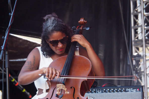 Rudolstadt-Festival 2023: Leyla McCalla (USA) (Foto: Andreas Kuhrt)