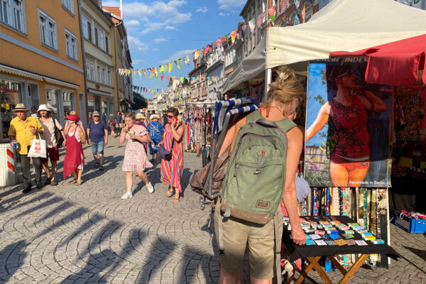 Rudolstadt-Festival 2023: Marktstraße (Foto: Andreas Kuhrt)