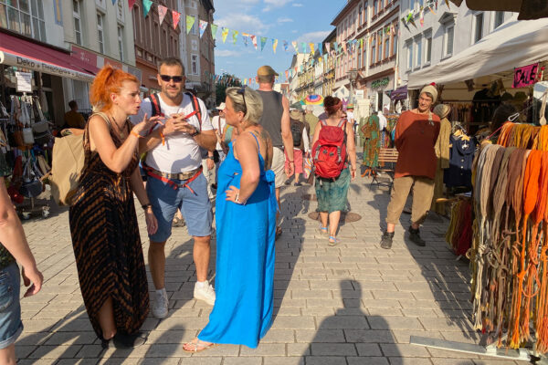 Rudolstadt-Festival 2023: Marktstraße (Foto: Andreas Kuhrt)