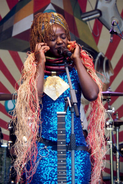 Rudolstadt-Festival 2023: Pamela Badjogo (Gabun/Frankreich) (Foto: Andreas Kuhrt)