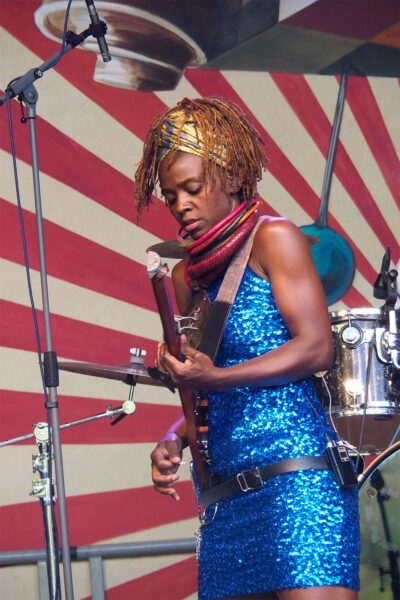 Rudolstadt-Festival 2023: Pamela Badjogo (Gabun/Frankreich) (Foto: Andreas Kuhrt)