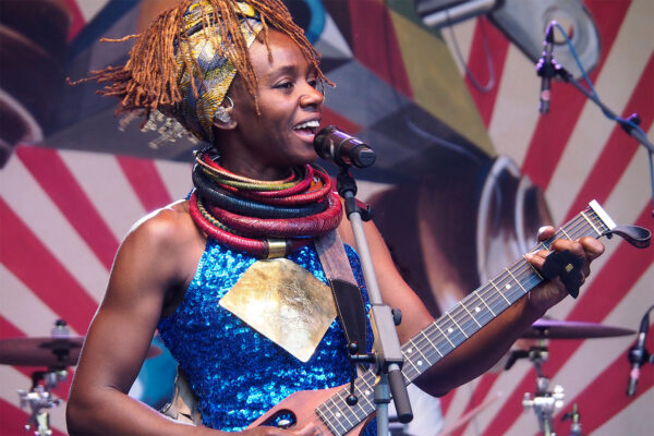 Rudolstadt-Festival 2023: Pamela Badjogo (Gabun/Frankreich) (Foto: Andreas Kuhrt)