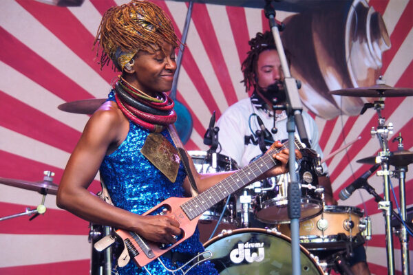 Rudolstadt-Festival 2023: Pamela Badjogo (Gabun/Frankreich) (Foto: Andreas Kuhrt)