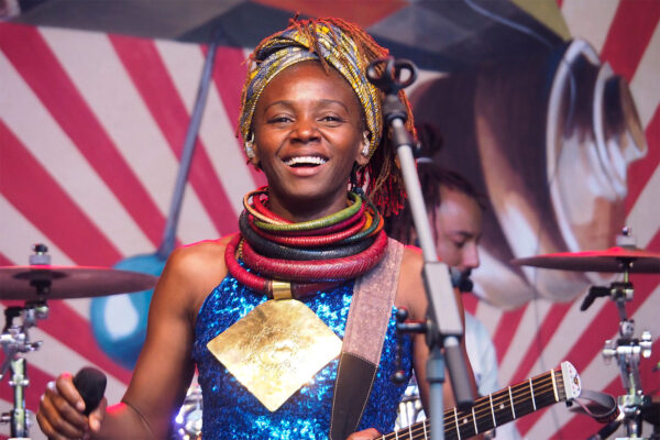 Rudolstadt-Festival 2023: Pamela Badjogo (Gabun/Frankreich) (Foto: Andreas Kuhrt)