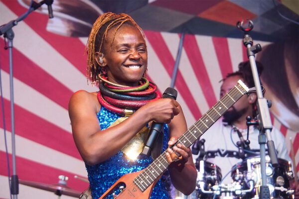 Rudolstadt-Festival 2023: Pamela Badjogo (Gabun/Frankreich) (Foto: Andreas Kuhrt)