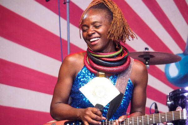 Rudolstadt-Festival 2023: Pamela Badjogo (Gabun/Frankreich) (Foto: Andreas Kuhrt)