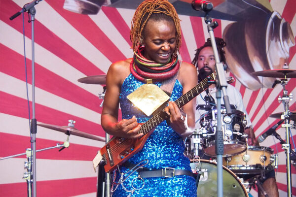 Rudolstadt-Festival 2023: Pamela Badjogo (Gabun/Frankreich) (Foto: Andreas Kuhrt)