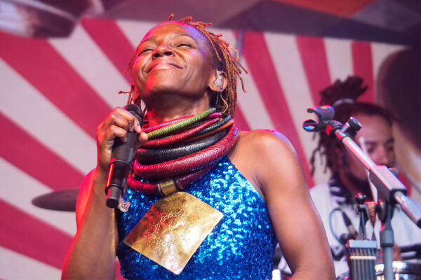 Rudolstadt-Festival 2023: Pamela Badjogo (Gabun/Frankreich) (Foto: Andreas Kuhrt)