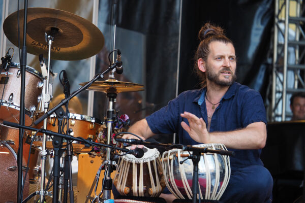 Rudolstadt-Festival 2023: Sadaqa (Weimar): Bodek Janke (Polen) (Foto: Manuela Hahnebach)