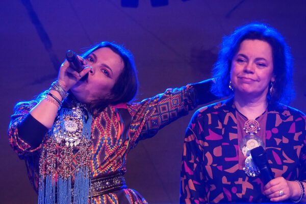 Rudolstadt-Festival 2023: Solju (Finnland): Hildá Länsman & Ulla Pirttijärvi (Foto: Andreas Kuhrt)