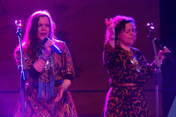 Rudolstadt-Festival 2023: Solju (Finnland): Hildá Länsman & Ulla Pirttijärvi (Foto: Andreas Kuhrt)