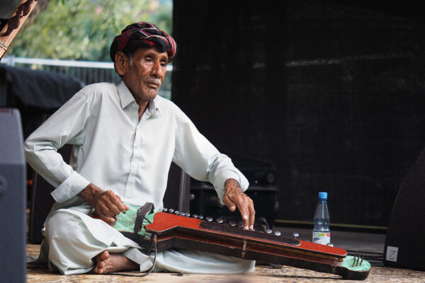 Rudolstadt-Festival 2023: Ustad Noor Bakhsh (Pakistan) (Foto: Manuela Hahnebach)