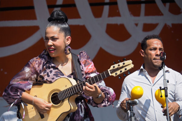 Rudolstadt-Festival 2023: Yarima Blanco y Son Latino (Kuba) (Foto: Andreas Kuhrt)