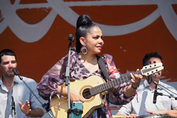 Rudolstadt-Festival 2023: Yarima Blanco y Son Latino (Kuba) (Foto: Andreas Kuhrt)