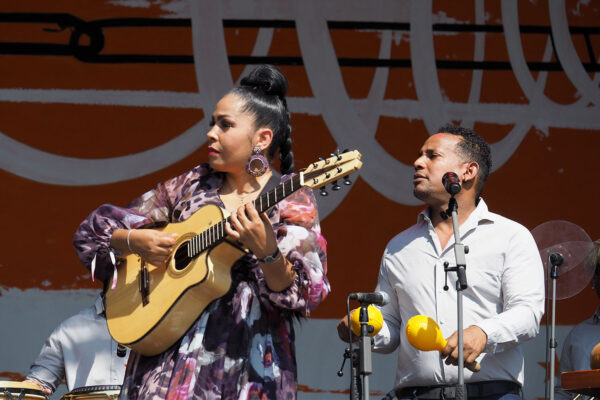 Rudolstadt-Festival 2023: Yarima Blanco y Son Latino (Kuba) (Foto: Manuela Hahnebach)