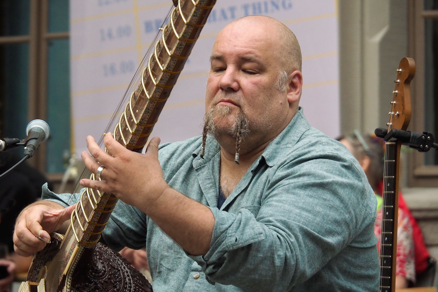 Rudolstadt Festival 2024: Schulplatz: Krishn Kypke (Foto: Andreas Kuhrt)
