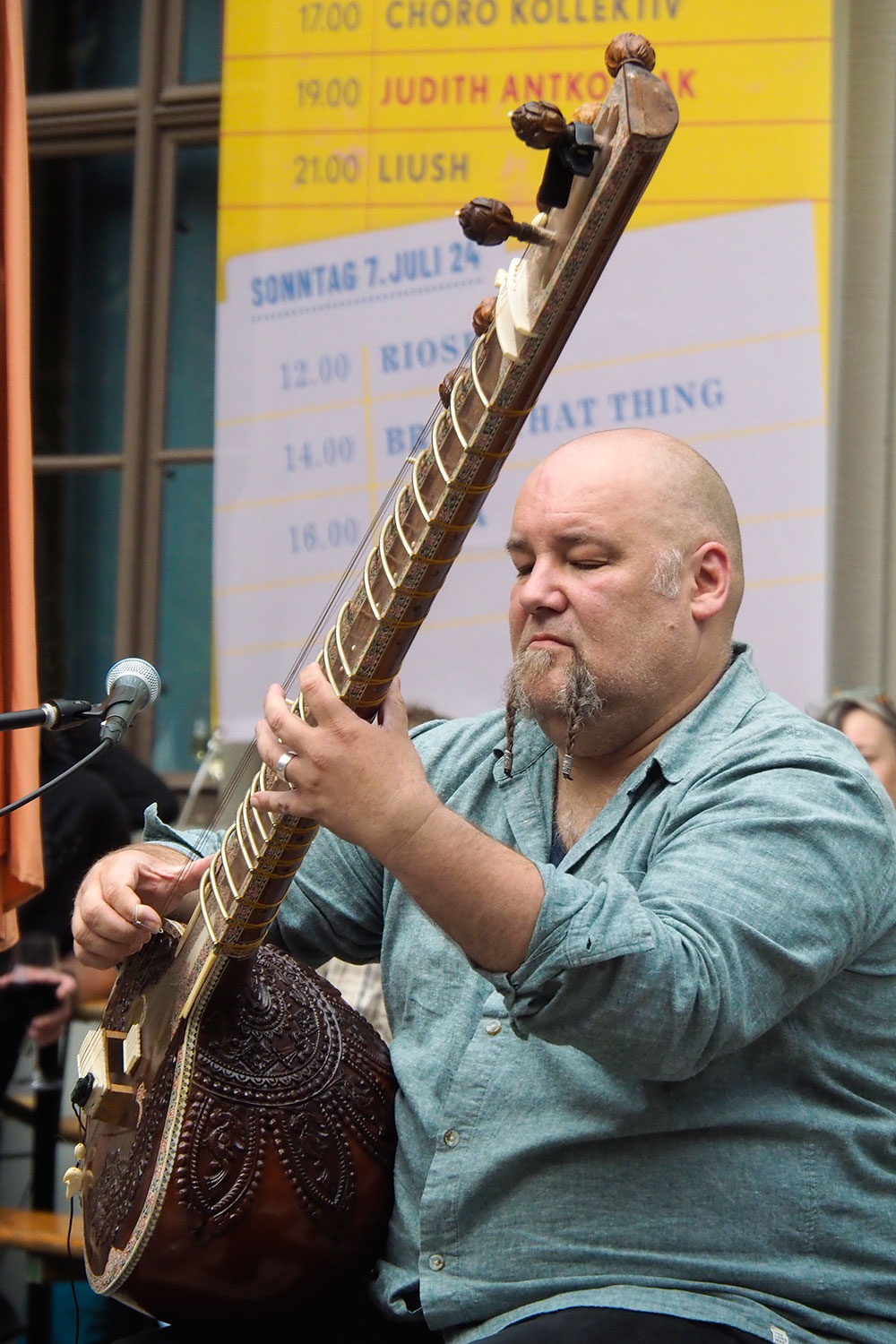 Rudolstadt Festival 2024: Schulplatz: Krishn Kypke (Foto: Andreas Kuhrt)