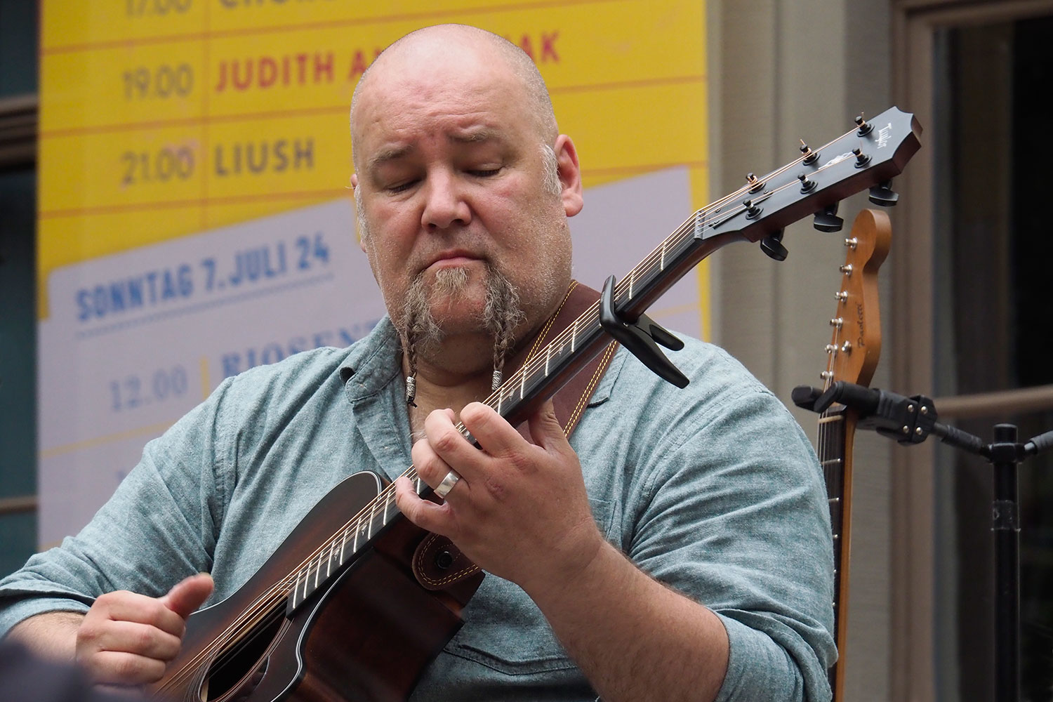 Rudolstadt Festival 2024: Schulplatz: Krishn Kypke (Foto: Andreas Kuhrt)