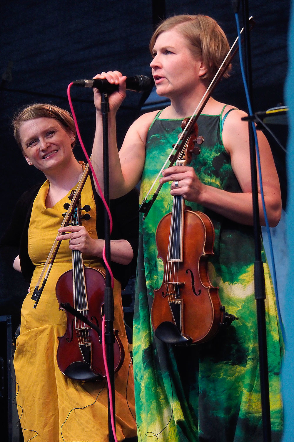 Rudolstadt Festival 2024: Burgterrasse: Suvi Oskala + Emilia Lajunen (Foto: Andreas Kuhrt)