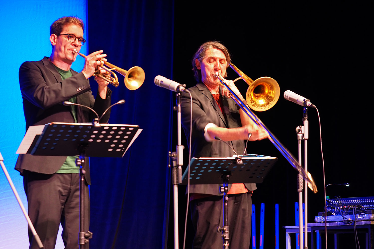 Rudolstadt Festival 2024: Theater im Stadthaus: Ursonate: Potsa Lotsa (Foto: Manuela Hahnebach)