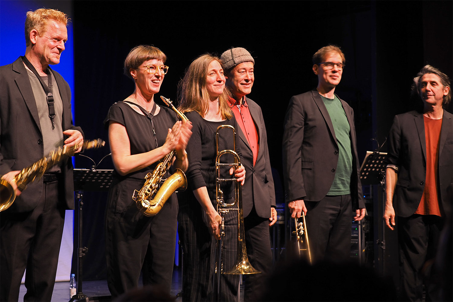 Rudolstadt Festival 2024: Theater im Stadthaus: Ursonate: Potsa Lotsa + Thomas Krüger (Foto: Manuela Hahnebach)