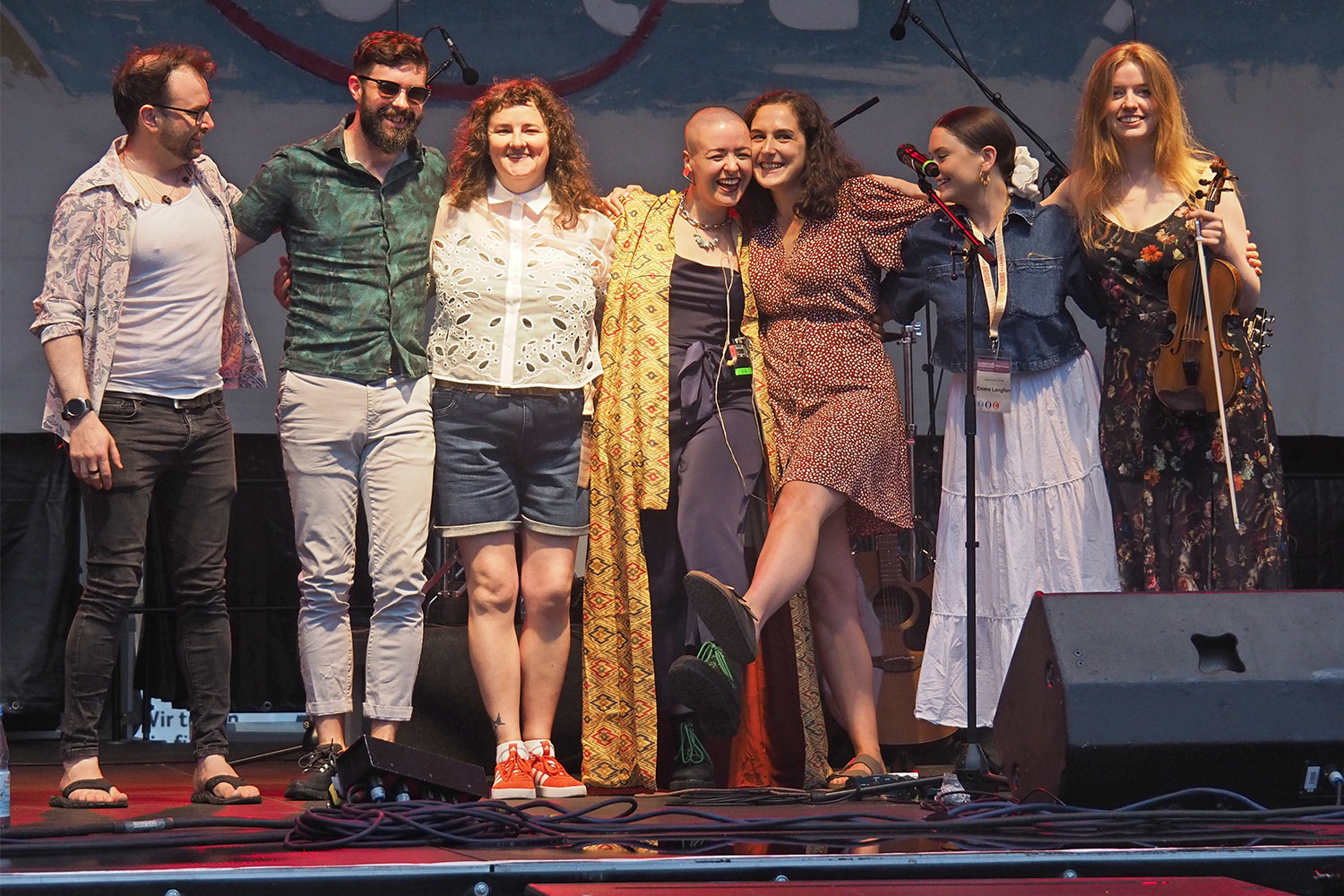 Rudolstadt Festival 2024: Große Bühne Heidecksburg: Emma Langford + Band (Foto: Manuela Hahnebach)