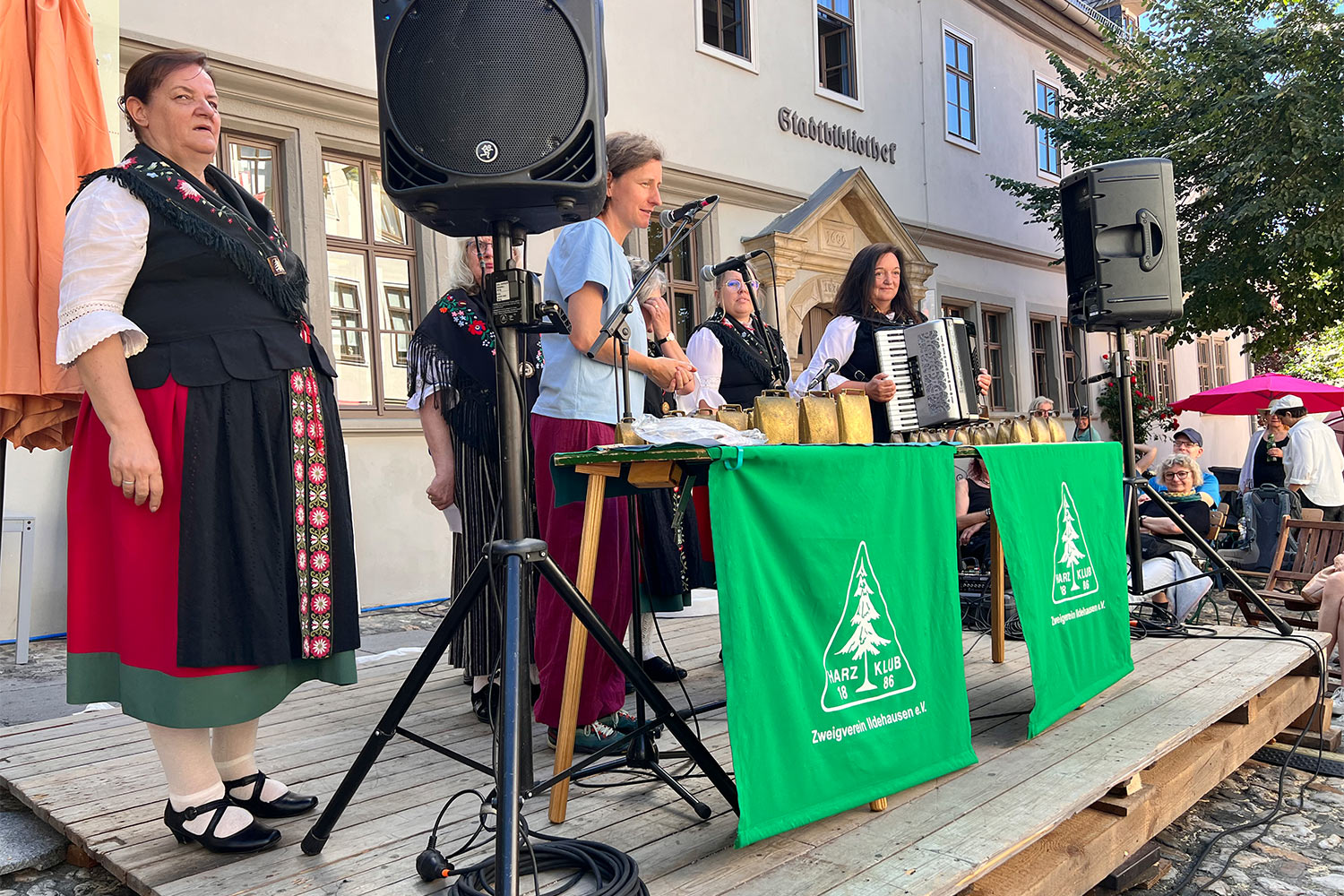 Rudolstadt Festival 2024: Schulplatz: Harzromantiker (Foto: Manuela Hahnebach)