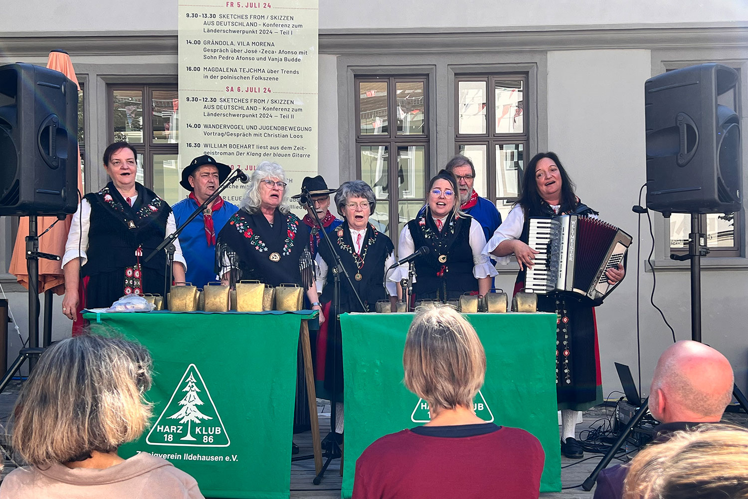 Rudolstadt Festival 2024: Schulplatz: Harzromantiker (Foto: Manuela Hahnebach)