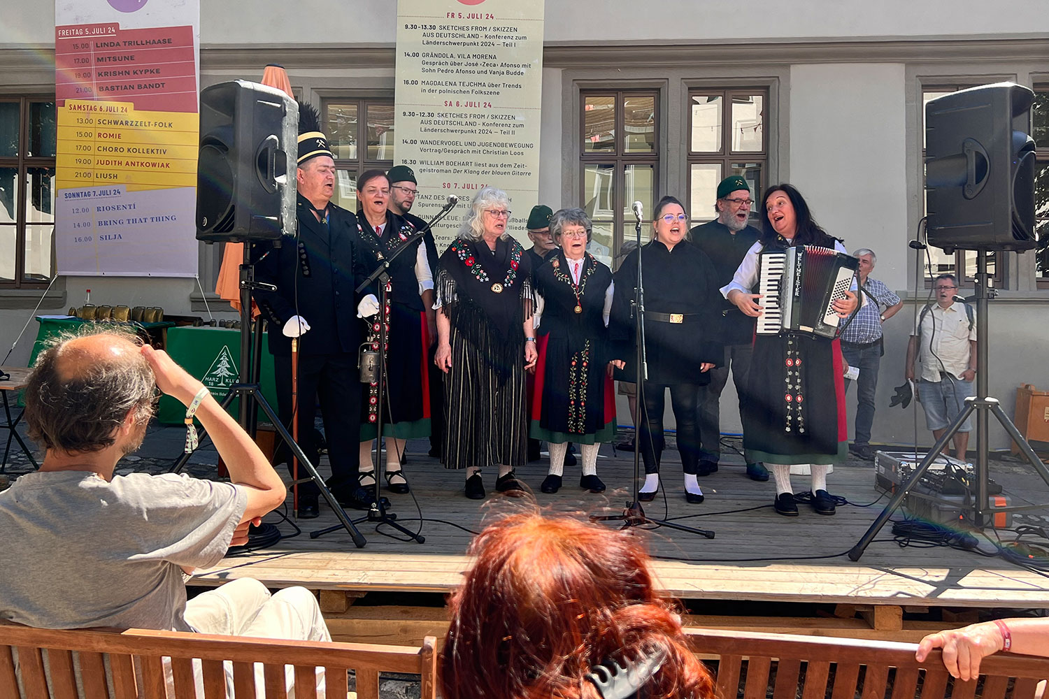 Rudolstadt Festival 2024: Schulplatz: Harzklub Ildehausen (Foto: Manuela Hahnebach)