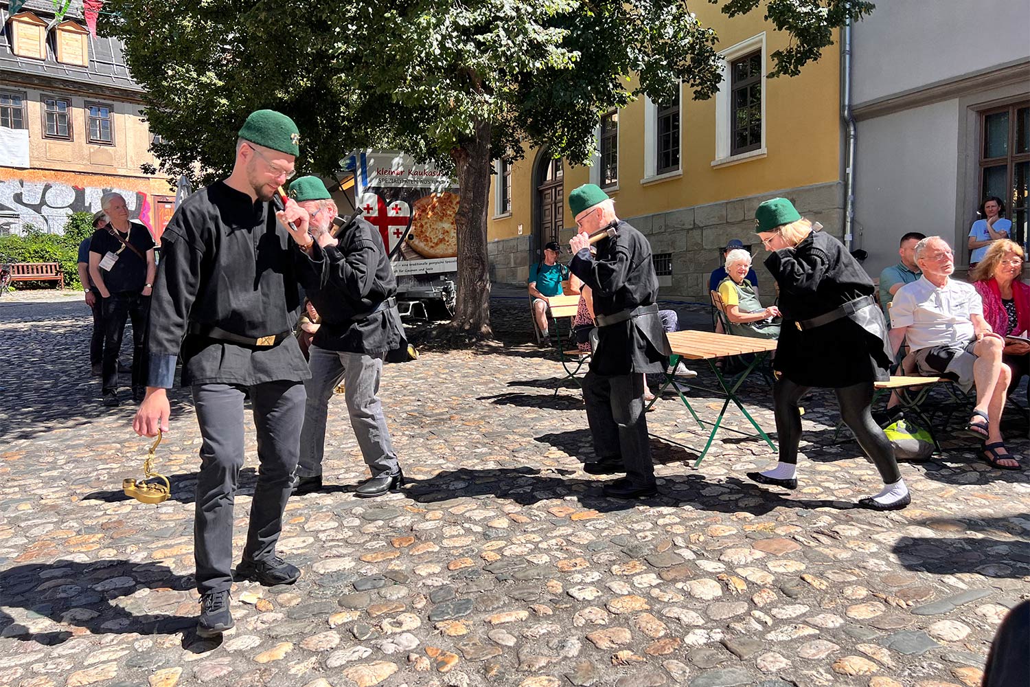 Rudolstadt Festival 2024: Schulplatz: Harzklub Ildehausen (Foto: Manuela Hahnebach)