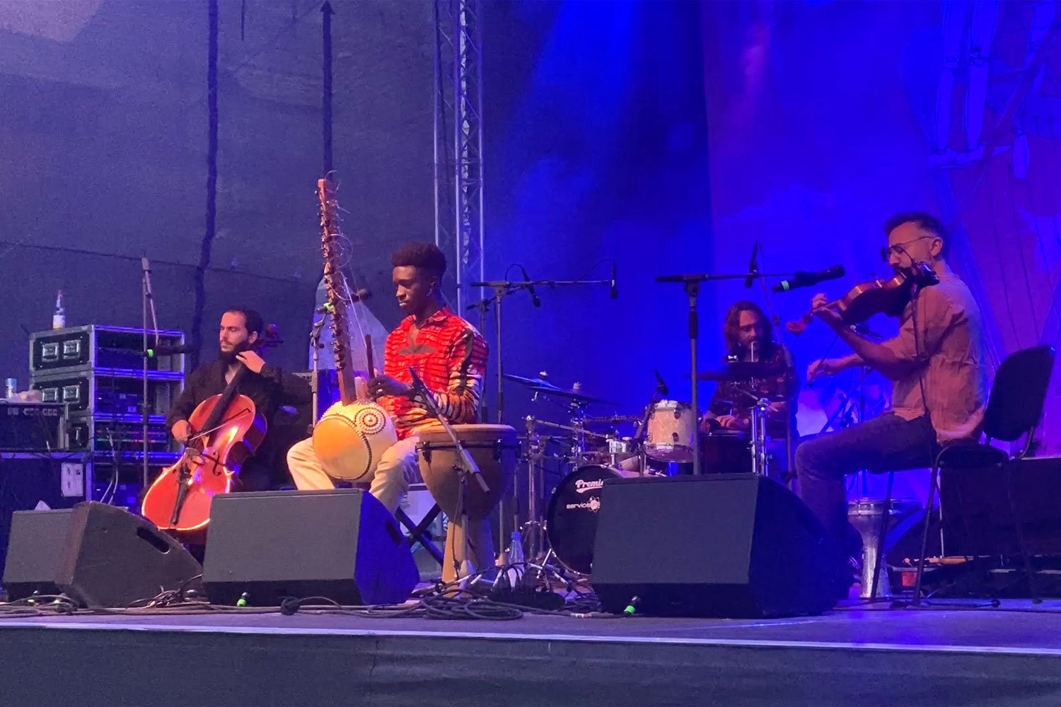 Rudolstadt Festival 2024: Burgterrasse: Momi Maiga (Foto: Andreas Kuhrt)