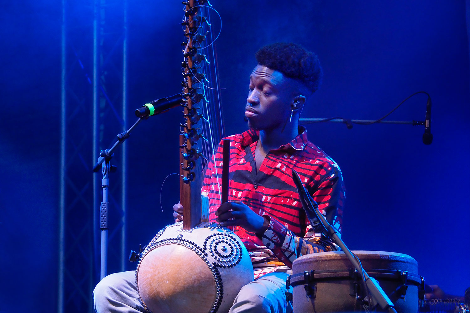 Rudolstadt Festival 2024: Burgterrasse: Momi Maiga (Foto: Andreas Kuhrt)
