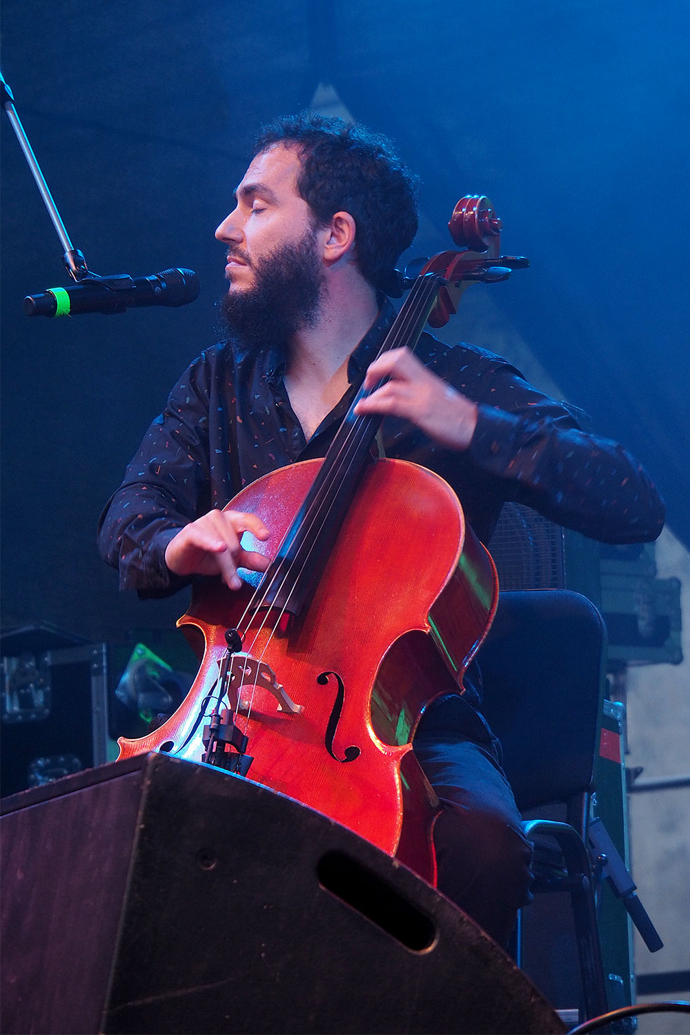 Rudolstadt Festival 2024: Burgterrasse: Momi Maiga: Marçal Ayats (Foto: Manuela Hahnebach)