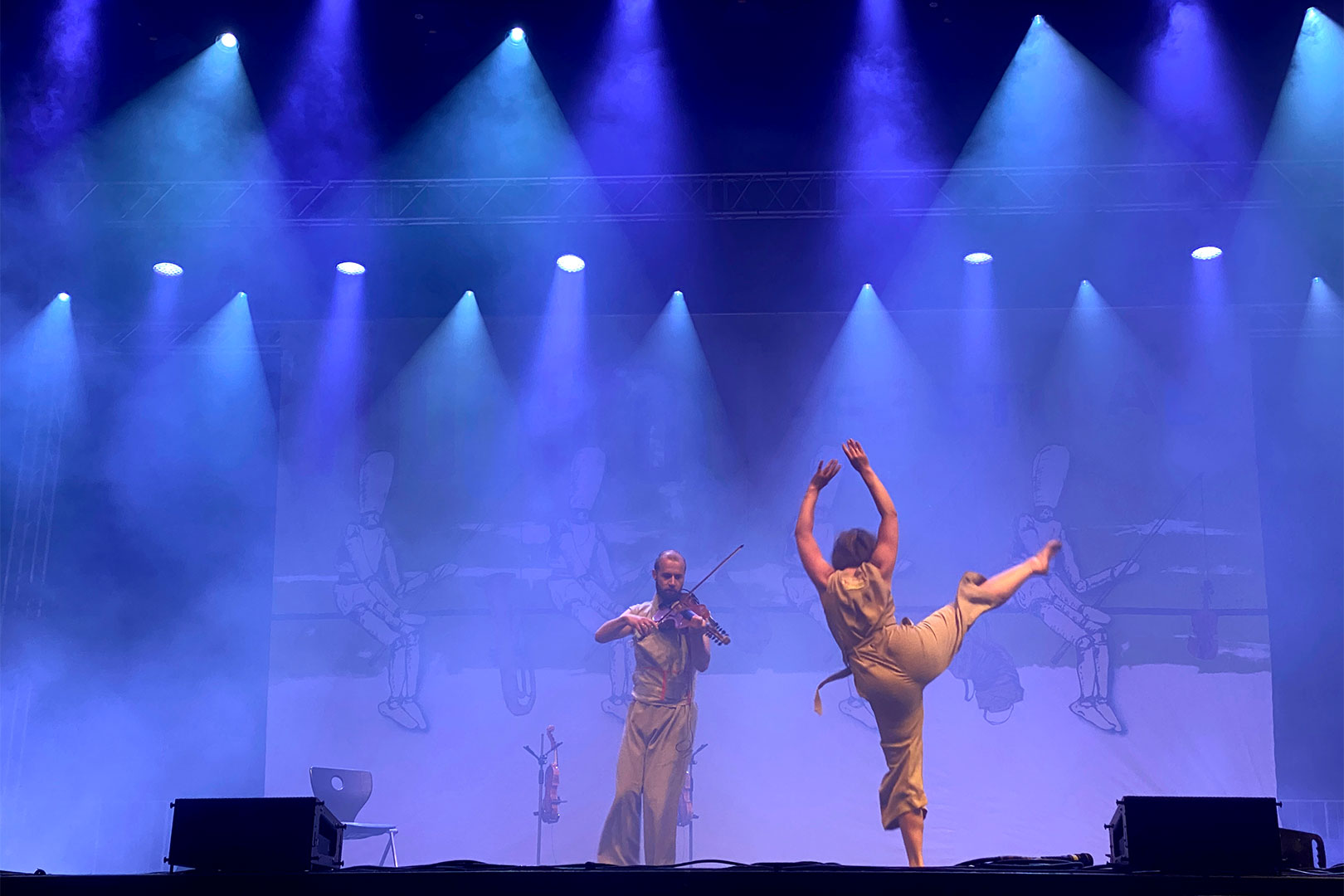 Rudolstadt Festival 2024: Große Bühne Marktplatz: Òme: Sivert Holmen + Silje Onstad Hålien (Foto: Andreas Kuhrt)