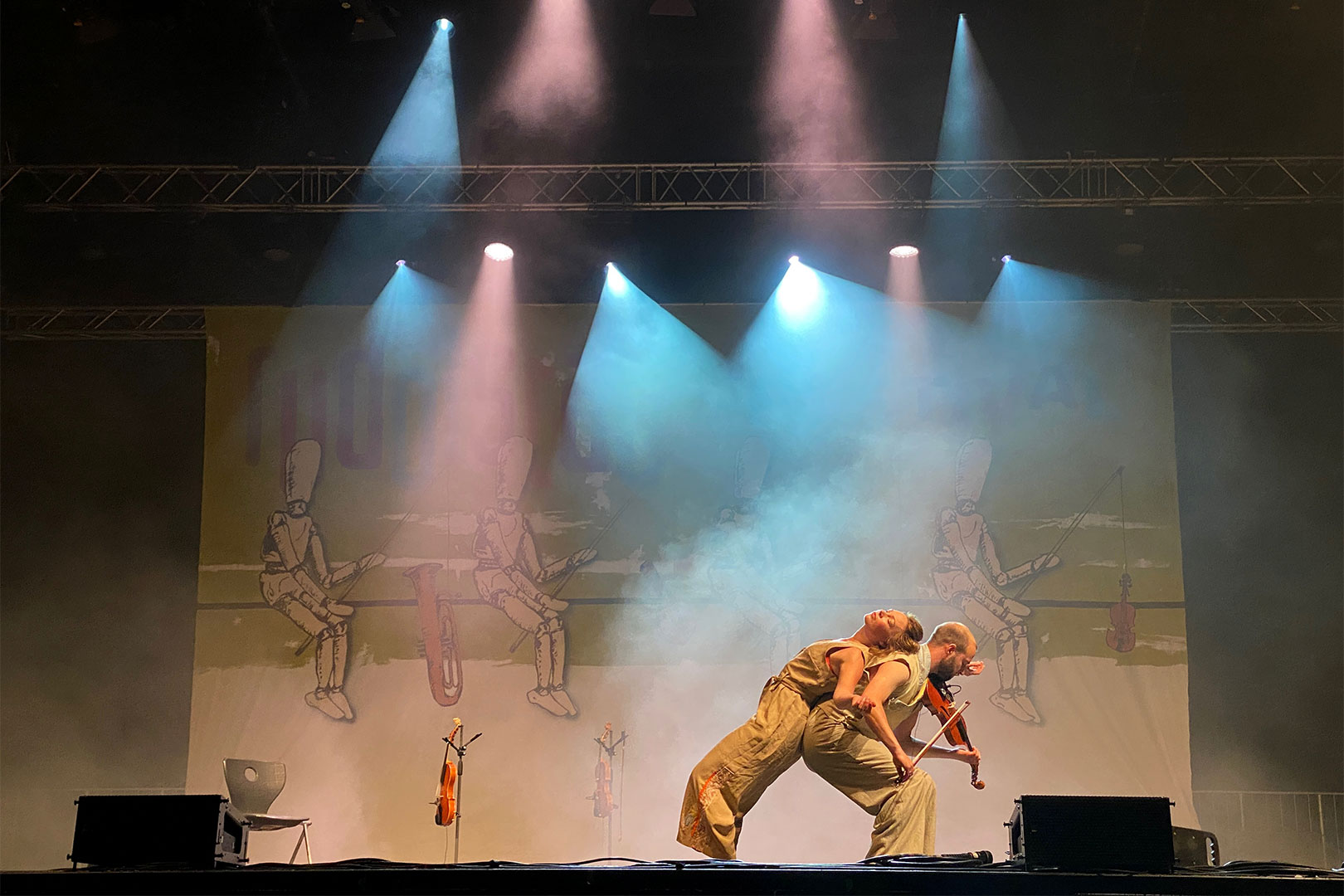 Rudolstadt Festival 2024: Große Bühne Marktplatz: Òme: Silje Onstad Hålien + Sivert Holmen (Foto: Andreas Kuhrt)