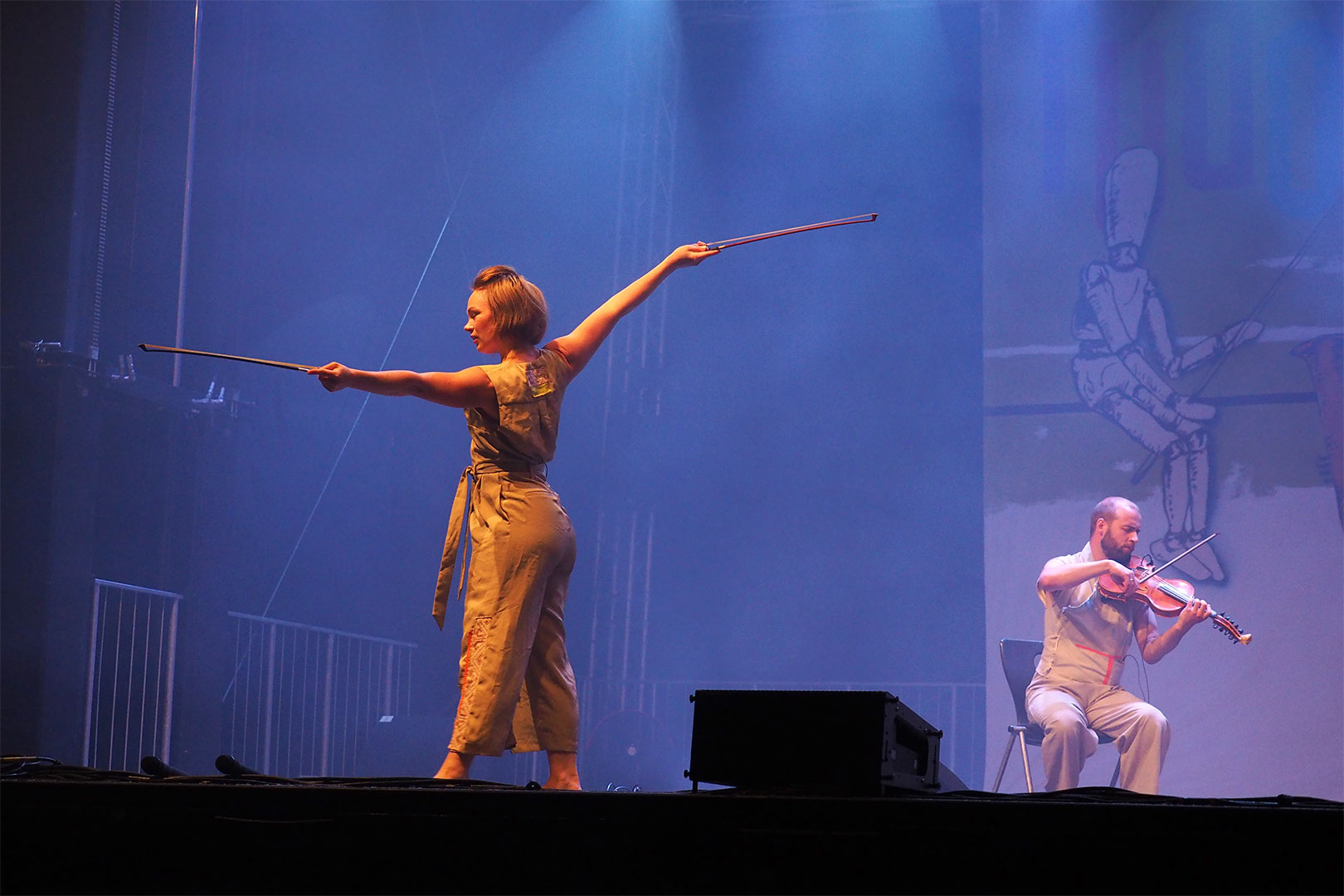 Rudolstadt Festival 2024: Große Bühne Marktplatz: Òme: Silje Onstad Hålien + Sivert Holmen (Foto: Manuela Hahnebach)
