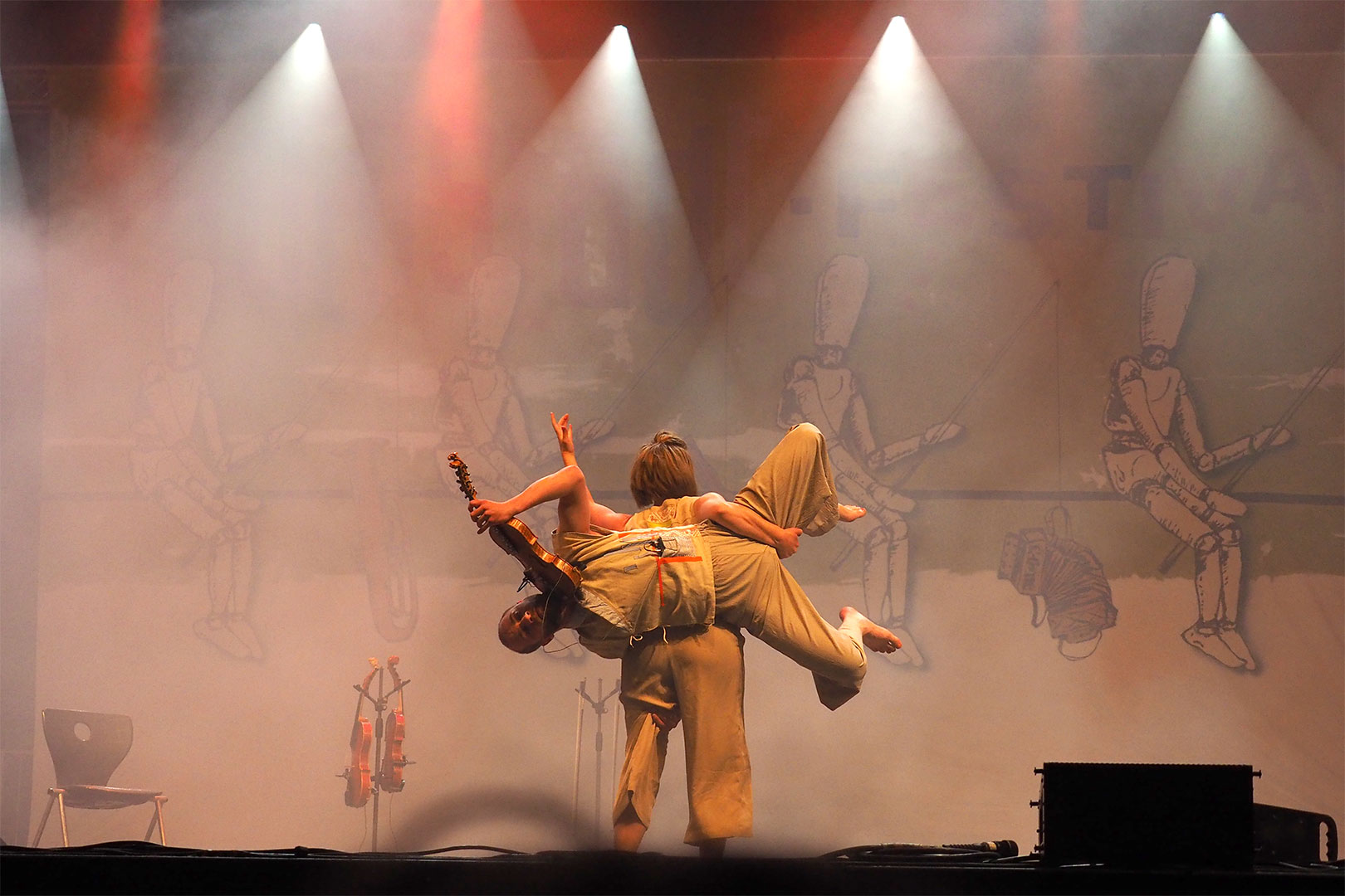 Rudolstadt Festival 2024: Große Bühne Marktplatz: Òme: Sivert Holmen + Silje Onstad Hålien (Foto: Manuela Hahnebach)