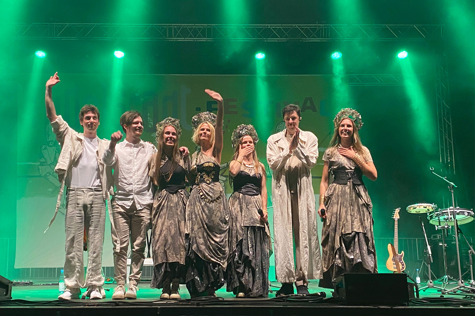 Rudolstadt Festival 2024: Große Bühne Marktplatz: Tautumeitas (Foto: Andreas Kuhrt)
