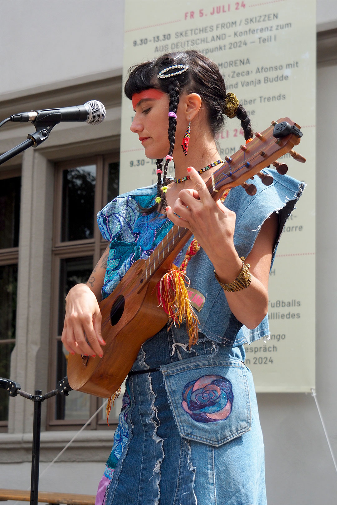Rudolstadt Festival 2024: Schulplatz: Riosentí: Aline Novaro (Foto: Andreas Kuhrt)