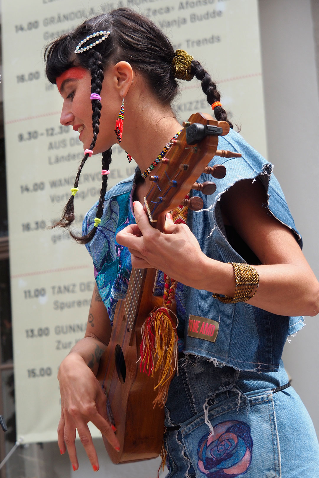 Rudolstadt Festival 2024: Schulplatz: Riosentí: Aline Novaro (Foto: Andreas Kuhrt)