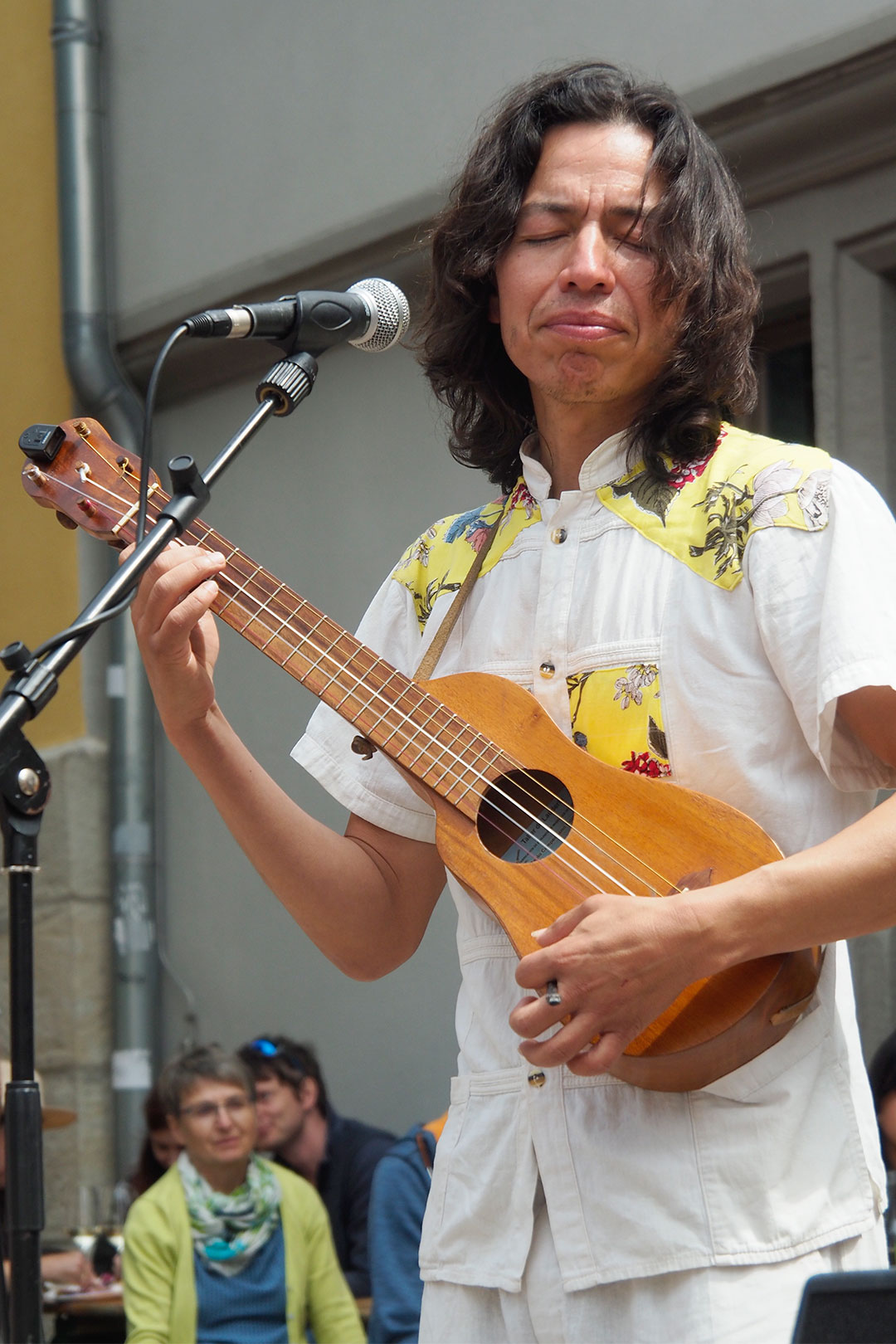 Rudolstadt Festival 2024: Schulplatz: Riosentí: Josué Avalos (Foto: Andreas Kuhrt)